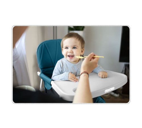 Стільчик для годування Ricokids Nuco 70 х 60 х 95 см - синьо-білий