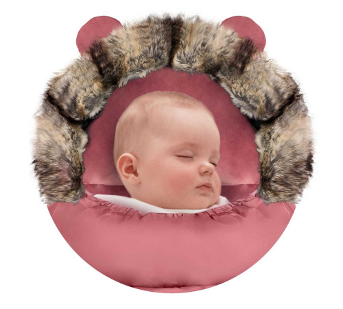 Конверт Elmi Ricokids для коляски та санок, 95 х 48 см - рожевий