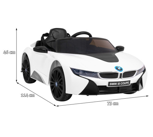 Дитяча акумуляторна машинка BMW I8 Lift Battery Car Біла