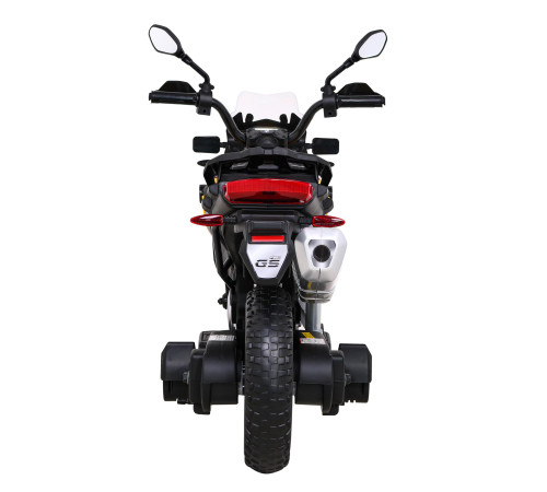 Дитячий акумуляторний мотоцикл BMW F850 GS Жовтий + Опорні колеса + Аудіо LED + Free Start + EVA