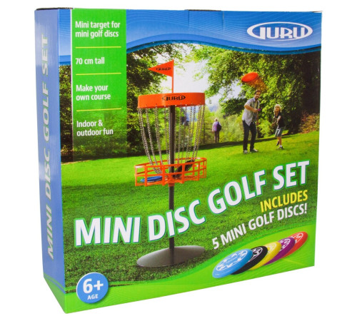Gra Ogrodowa Zestaw Mini Disc Golf SCHILDKRÖT Kosz + 4 Dyski