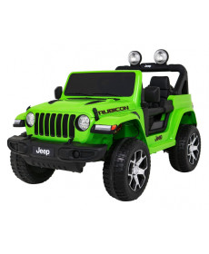 Дитяча акумуляторна машинка Jeep Wrangler Rubicon Зелена