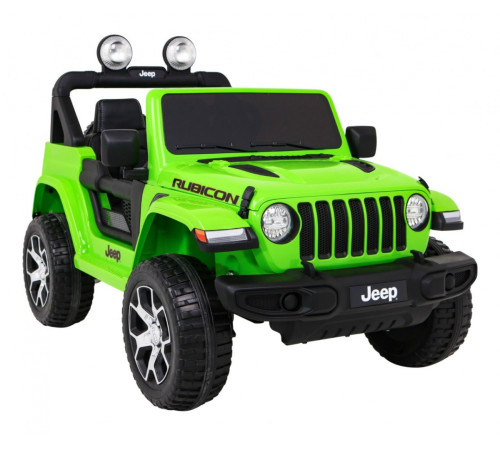 Дитяча акумуляторна машинка Jeep Wrangler Rubicon Зелена