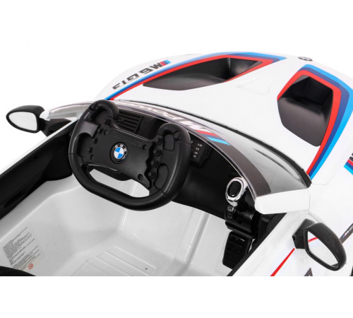 Дитяча акумуляторна машинка BMW M6 GT3 Біла