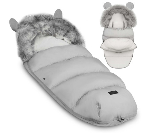 Конверт Elmi Ricokids для коляски та санок, 95 х 48 см - сірий