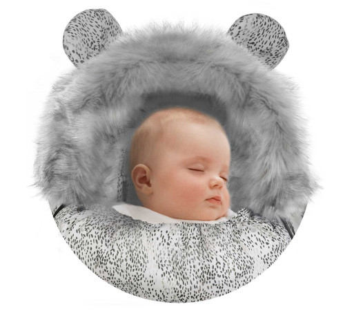 Конверт Elmi Ricokids для коляски та санок, 95 х 48 см - білий