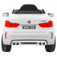 Дитячий електромобіль BMW X6M білий + пульт + EVA + вільний запуск + аудіо панель + LED