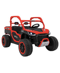 Дитяча акумуляторна машинка фермерська UTV Racing Червона