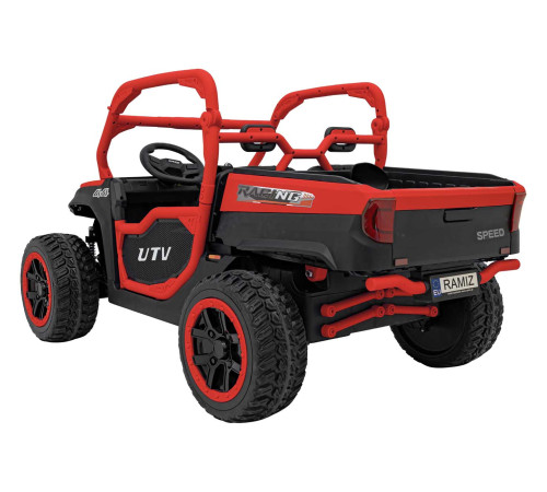 Дитяча акумуляторна машинка фермерська UTV Racing Червона Дитяча акумуляторна машинка фермерська UTV Racing Червона