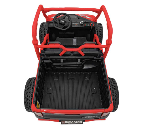 Дитяча акумуляторна машинка фермерська UTV Racing Червона Дитяча акумуляторна машинка фермерська UTV Racing Червона