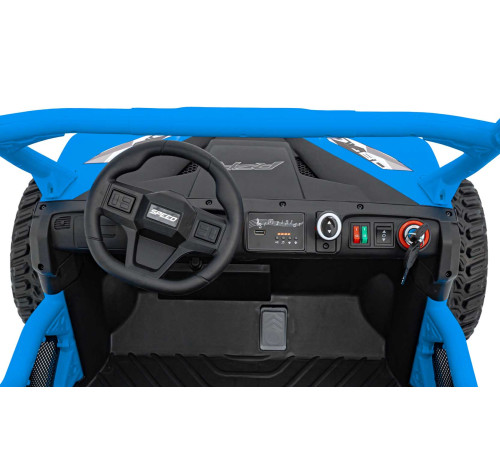 Дитяча акумуляторна машинка фермерська UTV Racing Blue