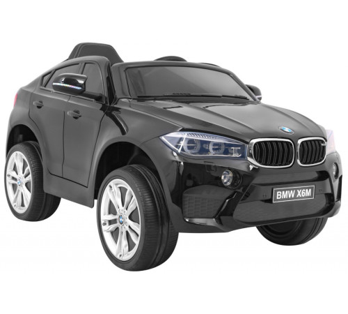 Дитяча акумуляторна машинка BMW X6M Чорна