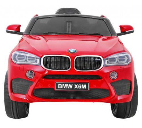 Дитяча акумуляторна машинка BMW X6M Червона