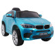 Дитяча акумуляторна машинка BMW X6M Синя