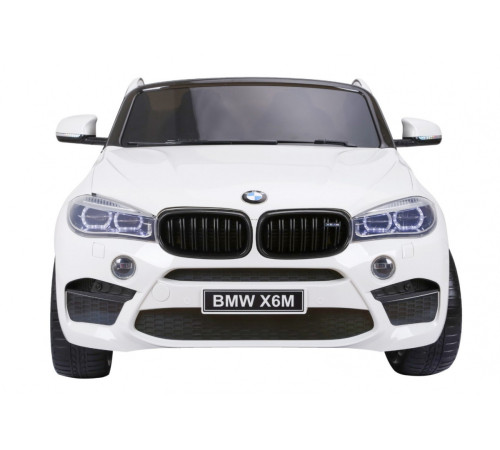 Дитяча акумуляторна машинка BMW X6M XXL для 2 дітей Біла