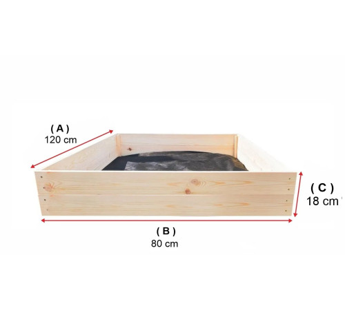 Грядка садова THUNDER 120 х 80 х 18 см Грядка садова THUNDER 120 х 80 х 18 см