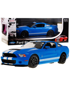 Авто на дистанційному керуванні + пульт Ford Shelby Mustang GT500 blue RASTAR модель 1:14 