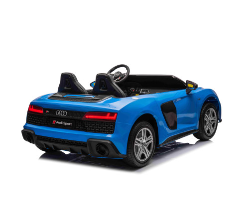 Дитяча акумуляторна машинка Audi Spyder R8 LIFT Синя