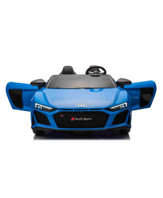 Дитяча акумуляторна машинка Audi Spyder R8 LIFT Синя