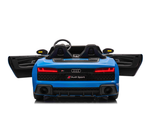 Дитяча акумуляторна машинка Audi Spyder R8 LIFT Синя