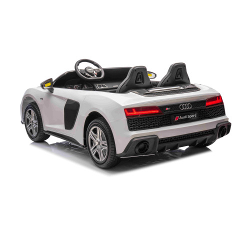 Дитяча акумуляторна машинка Audi Spyder R8 LIFT STRONG Біла