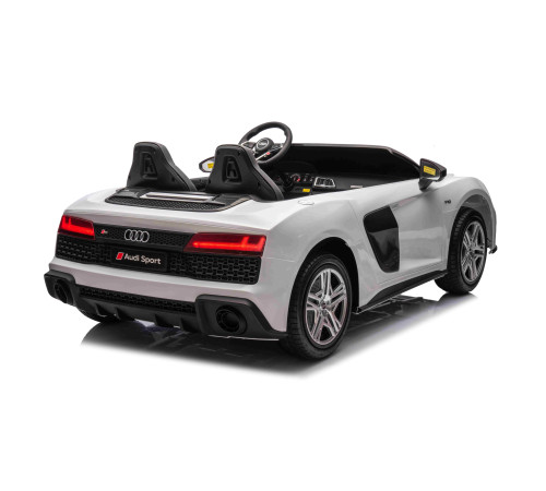 Дитяча акумуляторна машинка Audi Spyder R8 LIFT STRONG Біла