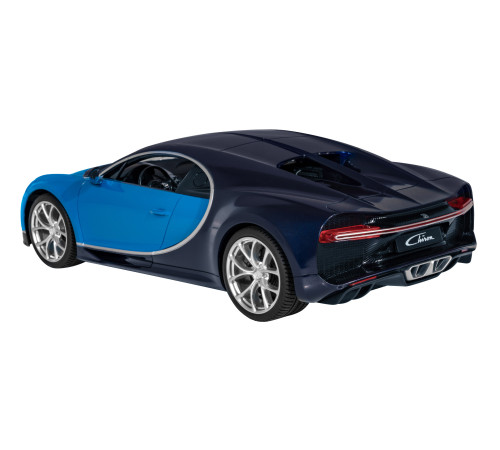 Bugatti Chiron blue RASTAR модель 1:14 Автомобіль на дистанційному керуванні + світлодіодні фари + пульт 2,4 ГГц