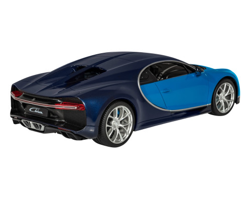 Bugatti Chiron blue RASTAR модель 1:14 Автомобіль на дистанційному керуванні + світлодіодні фари + пульт 2,4 ГГц