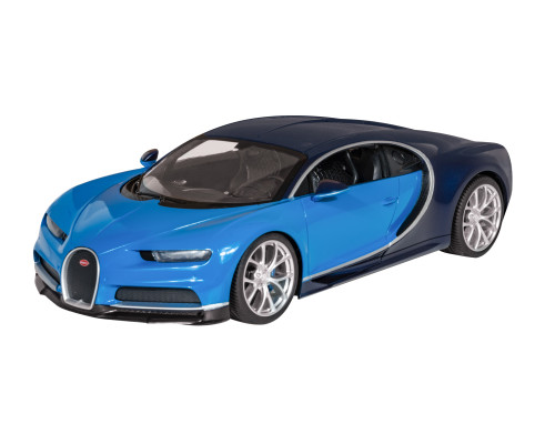 Bugatti Chiron blue RASTAR модель 1:14 Автомобіль на дистанційному керуванні + світлодіодні фари + пульт 2,4 ГГц