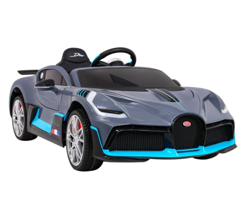 Дитяча акумуляторна машинка Bugatti Divo Сіра