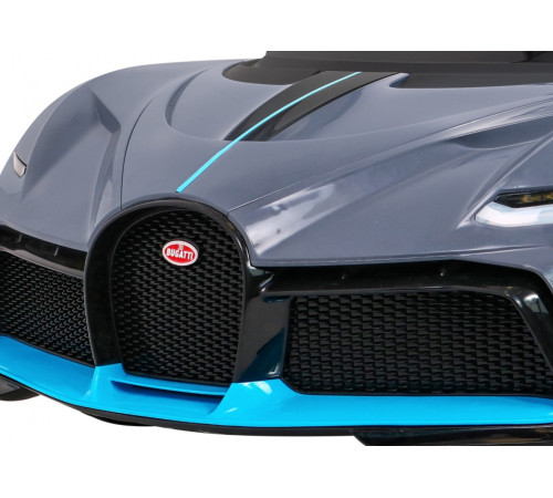 Дитяча акумуляторна машинка Bugatti Divo Сіра