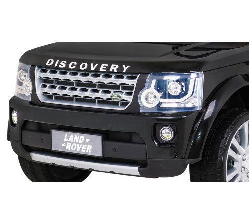 Дитяча акумуляторна машинка Land Rover Discovery Чорна