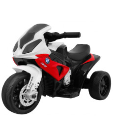 Акумуляторний мотоцикл BMW S1000 RR Mini дитячий Червоний + 3 колеса + Звук + LED