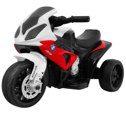 Акумуляторний мотоцикл BMW S1000 RR Mini дитячий Червоний + 3 колеса + Звук + LED