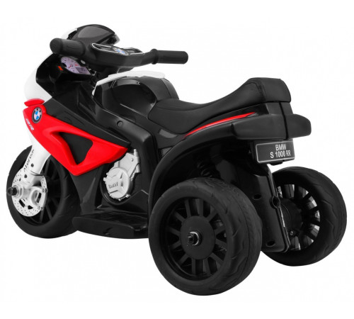 Акумуляторний мотоцикл BMW S1000 RR Mini дитячий Червоний + 3 колеса + Звук + LED
