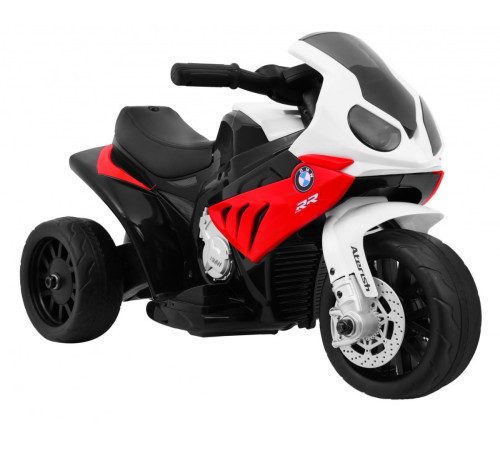 Акумуляторний мотоцикл BMW S1000 RR Mini дитячий Червоний + 3 колеса + Звук + LED