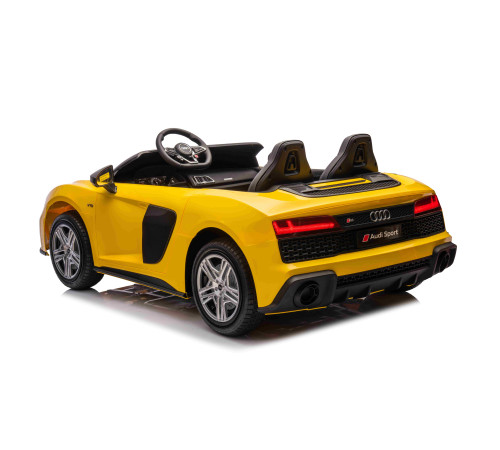 Дитяча акумуляторна машинка Audi Spyder R8 LIFT STRONG Жовта