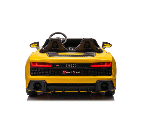 Дитяча акумуляторна машинка Audi Spyder R8 LIFT STRONG Жовта