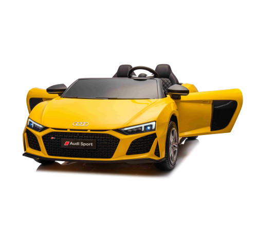 Дитяча акумуляторна машинка Audi Spyder R8 LIFT STRONG Жовта