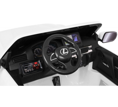 Lexus LX570 2-місний дитячий автомобіль Білий + Пульт + EVA Диски + Радіо MP3 + LED Lexus LX570 2-місний дитячий автомобіль Білий + Пульт + EVA Диски + Радіо MP3 + LED