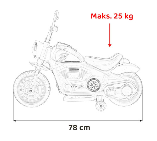 Дитячий акумуляторний мотоцикл BMW S1000 RR Mini