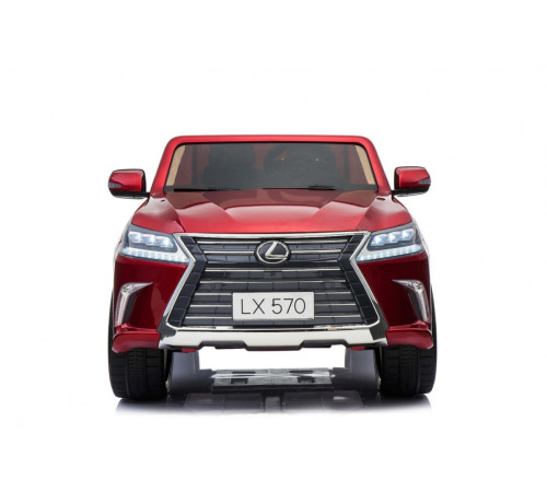 Дитяча акумуляторна машинка Lexus LX570 Червона