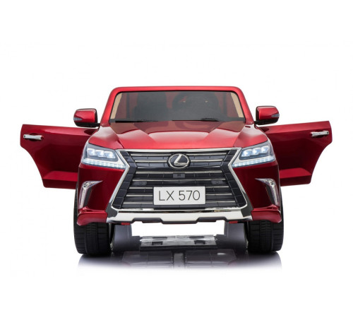 Дитяча акумуляторна машинка Lexus LX570 Червона