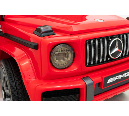 Дитяча акумуляторна машинка Mercedes AMG G63 Червона