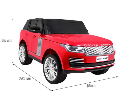 Дитячий акумуляторний машинка Range Rover HSE для 2 дітей Червоний