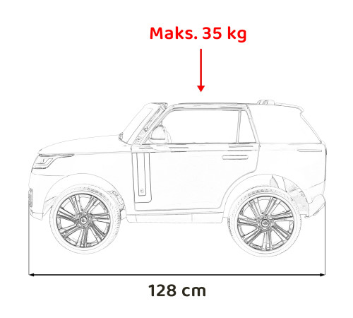 Автомобіль Range Rover SUV Lift Red Автомобіль Range Rover SUV Lift Red