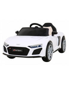 Дитяча акумуляторна машинка Audi R8 LIFT Біла
