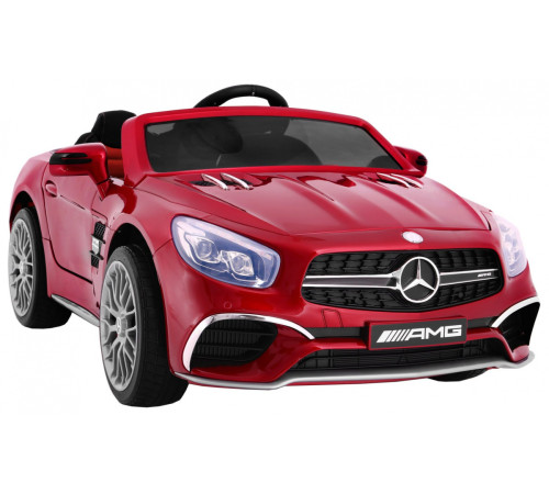 Дитяча акумуляторна машинка Mercedes AMG SL65 Червона