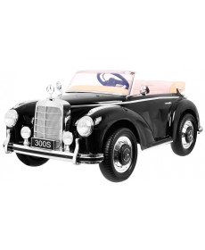 Дитяча акумуляторна машинка Mercedes Benz 300S Retro for Children Чорна