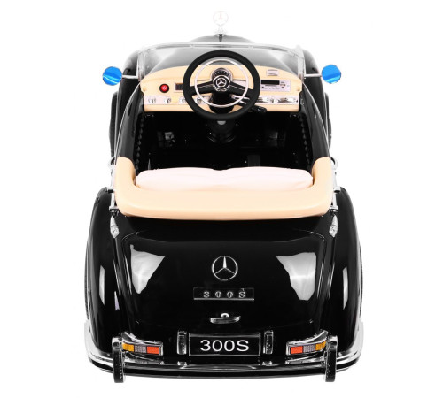 Дитяча акумуляторна машинка Mercedes Benz 300S Retro for Children Чорна Дитяча акумуляторна машинка Mercedes Benz 300S Retro for Children Чорна